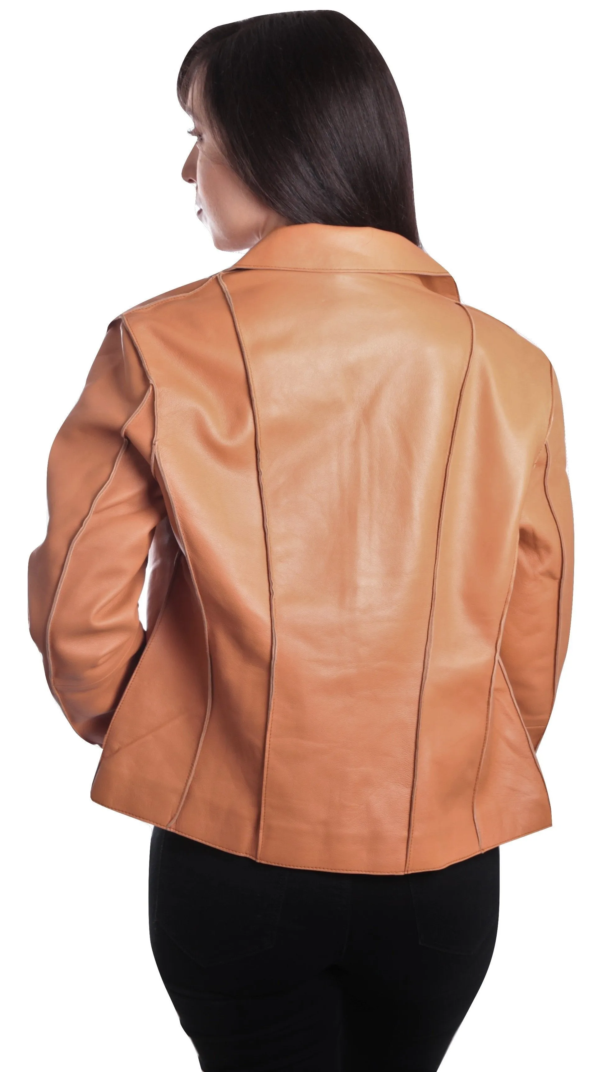 Aaliya Womens Sheepskin Leather Jacket - Discounted!