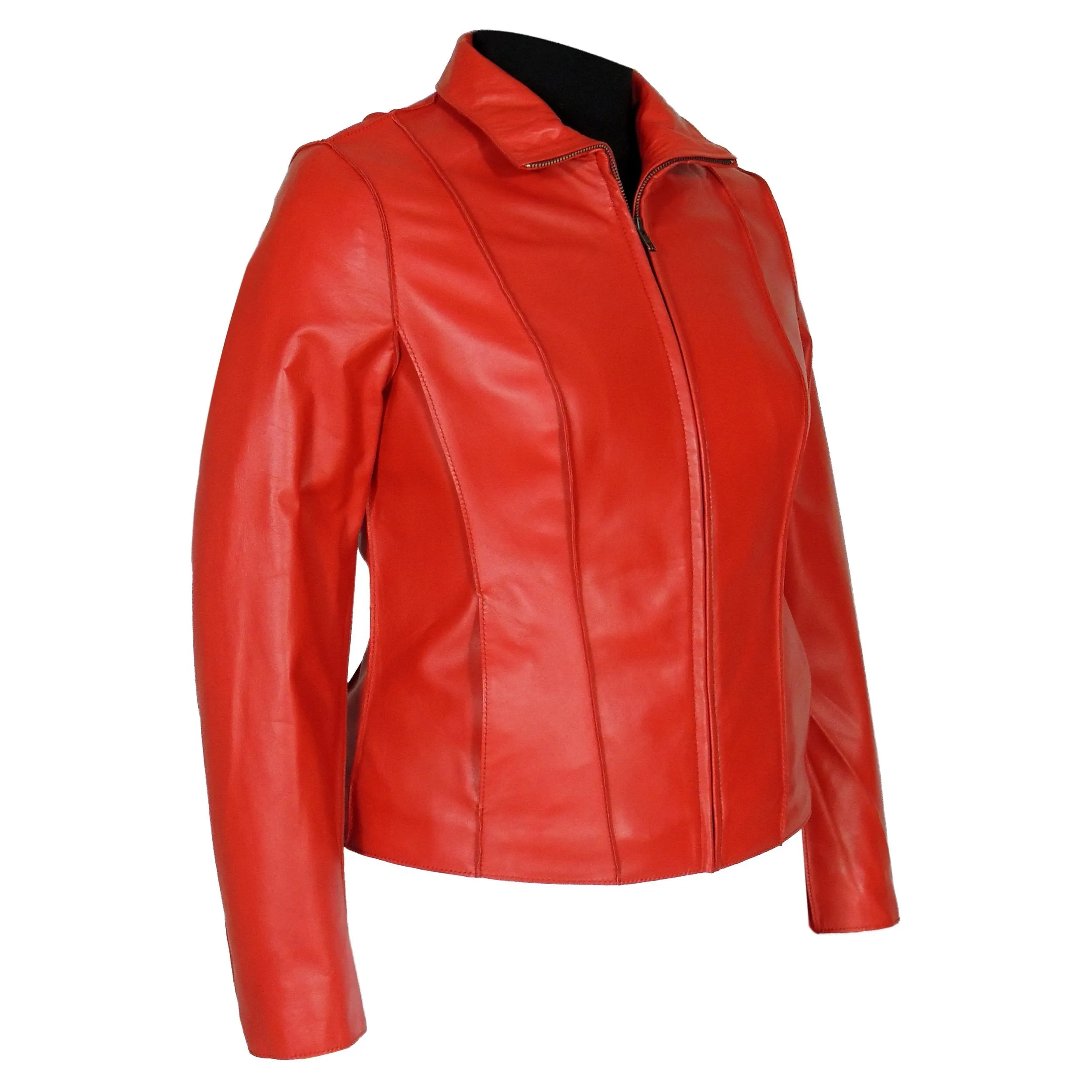 Aaliya Womens Sheepskin Leather Jacket - Discounted!