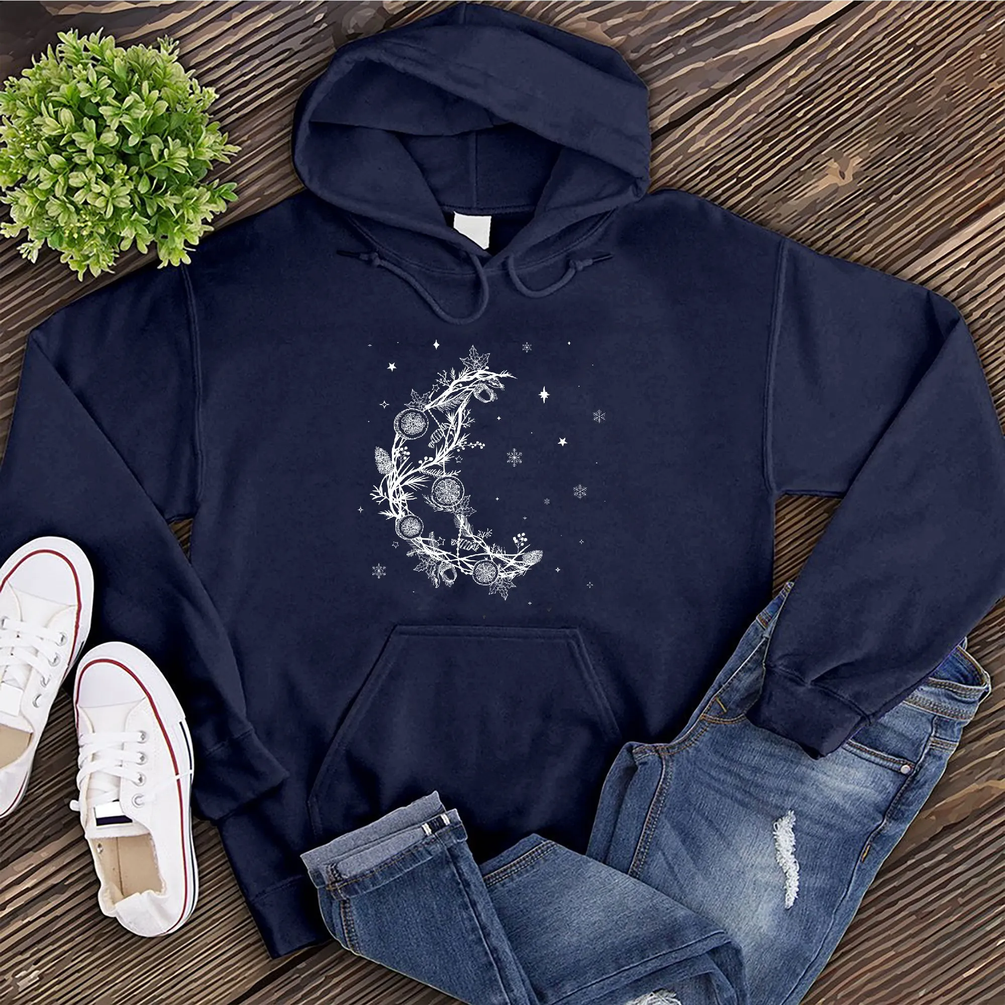 Abundant Winter Moon Hoodie