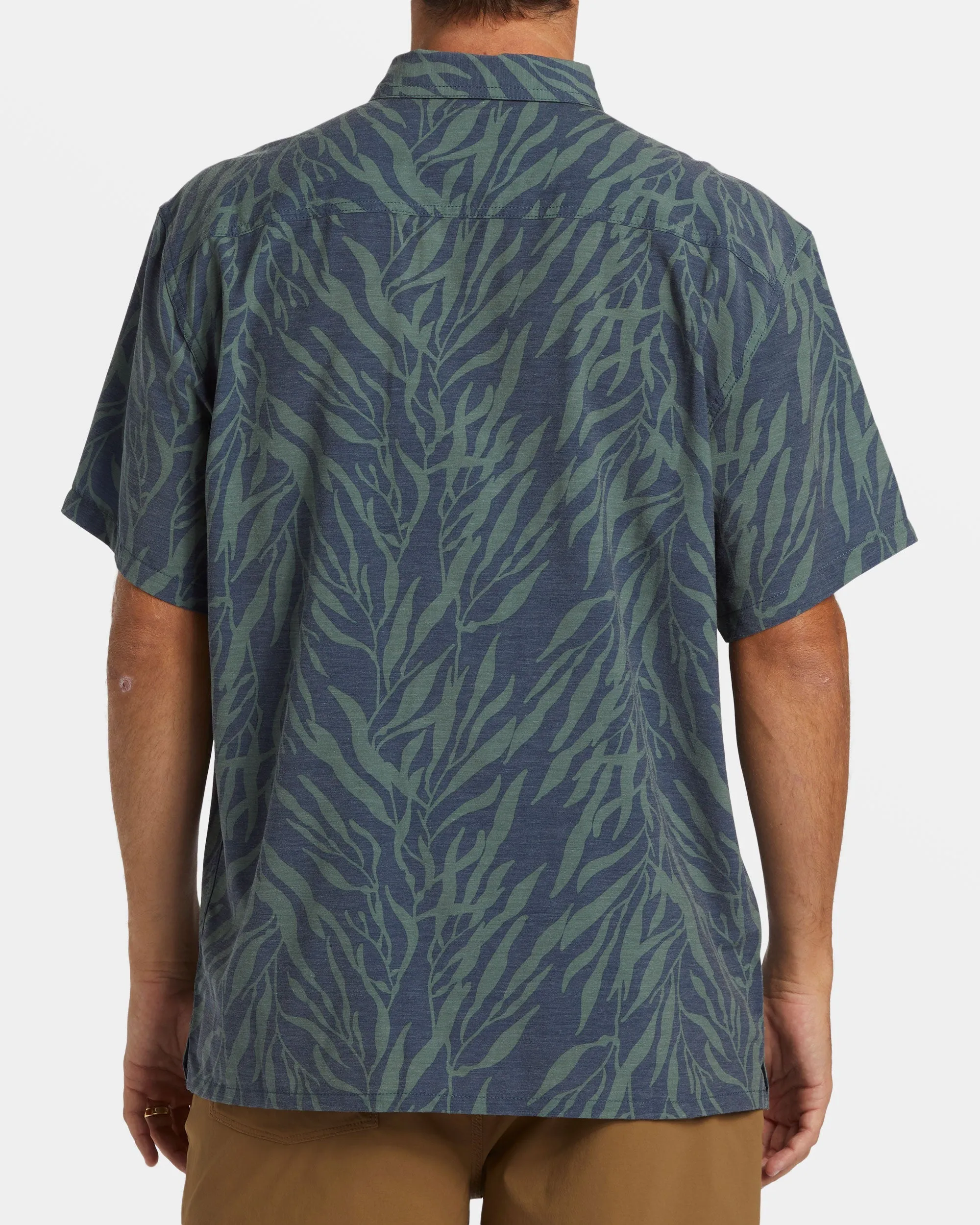 A/Div Surftrek Trail Short Sleeve Shirt - Dusty Navy