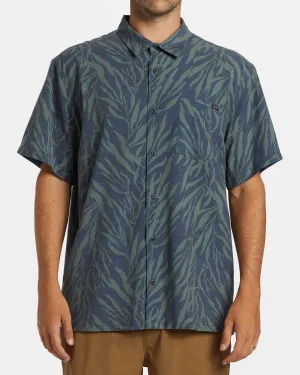 A/Div Surftrek Trail Short Sleeve Shirt - Dusty Navy