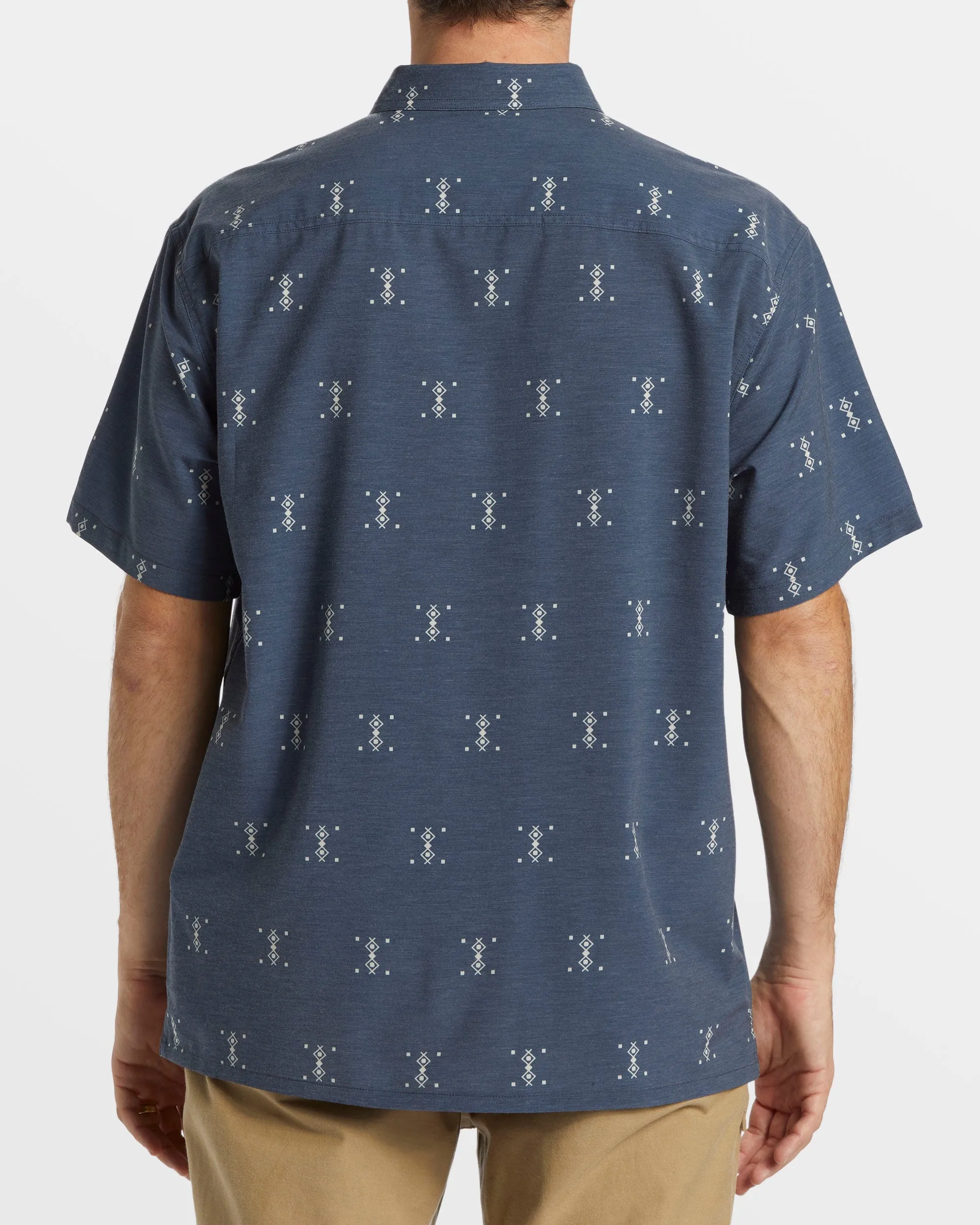 A/Div Surftrek Trail Short Sleeve Shirt - Navy Heather