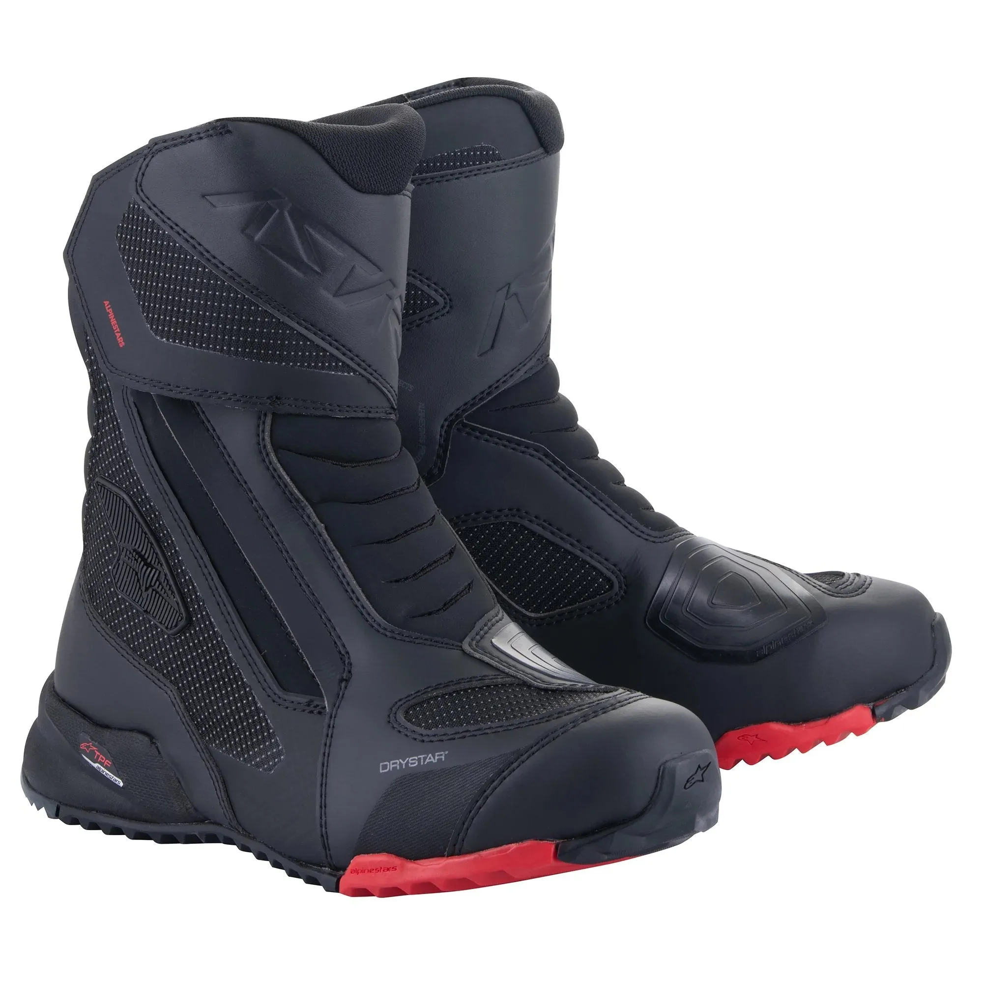 Alpinestars RT-7 Drystar Boots Black Red