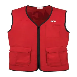 Artcraft No Snag S Sizes Men's Sleeveless V-Neck Red Vest