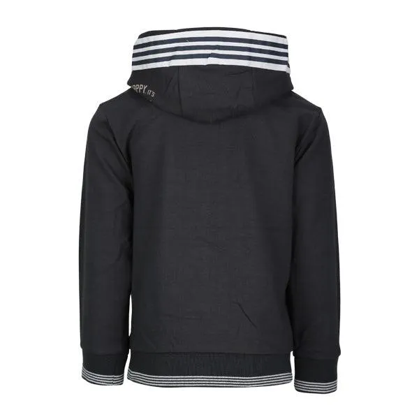 BLACK PULLOVER HOODIE FOR BOYS