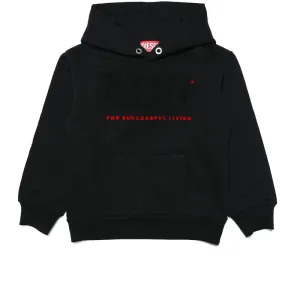 Boys Cotton Black Living Hoodie