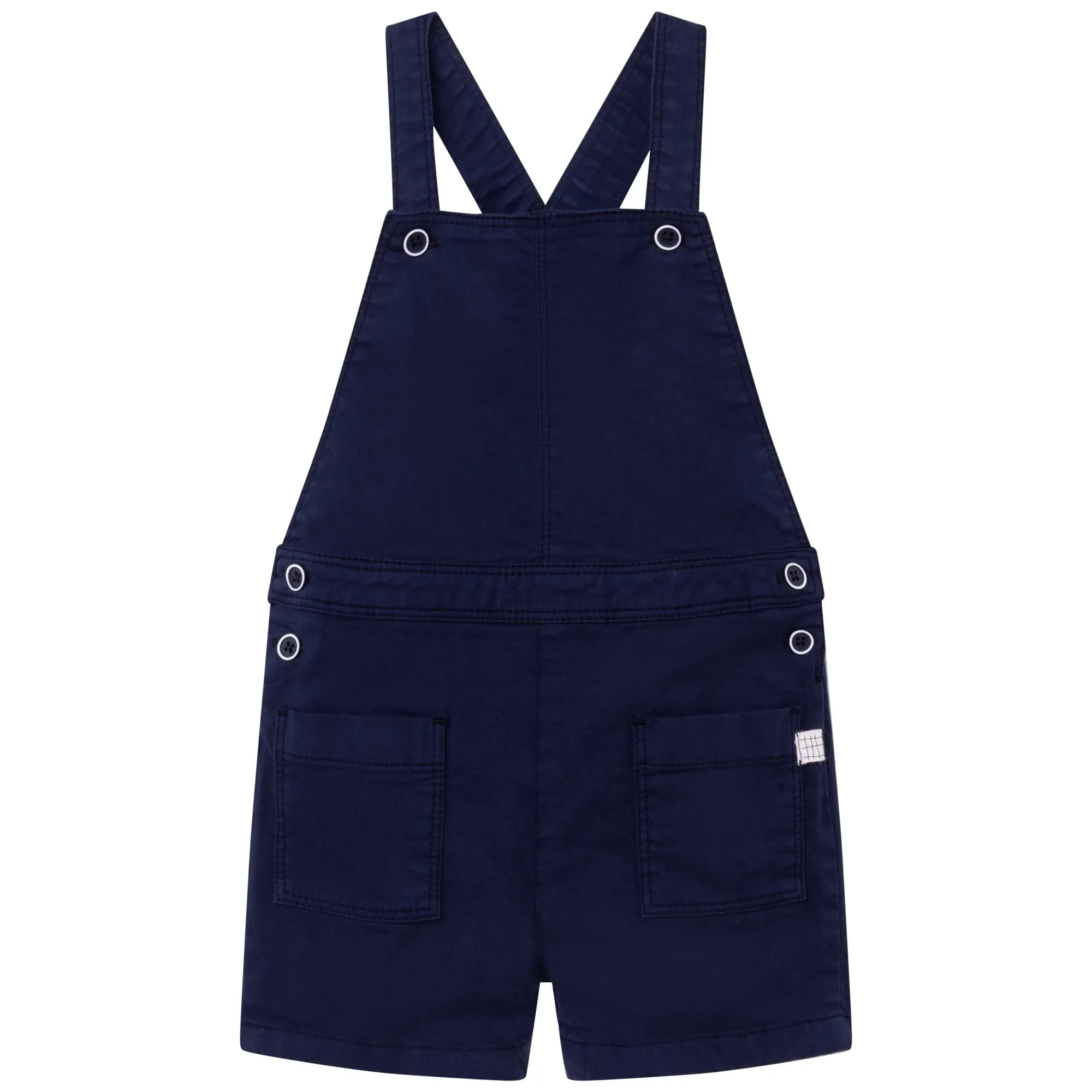 Carrément Beau T Shirt   Dungarees Set Spring 1 Infant White Blue