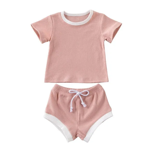 Dandy - Cotton Ribbed Baby Clothes Set Unisex 0-3Y