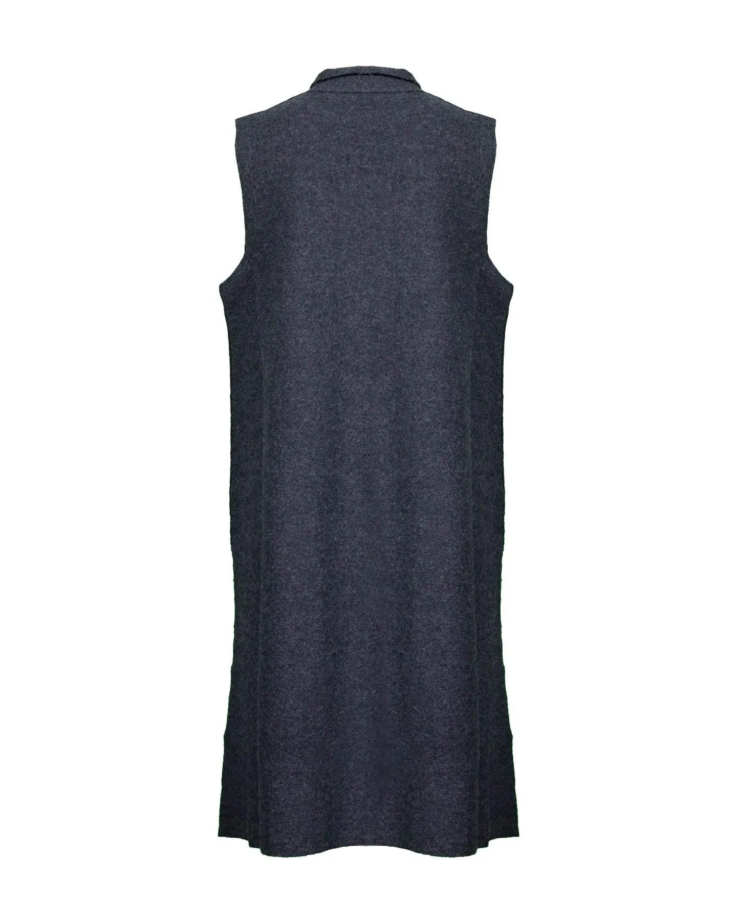 Eileen Fisher Boiled Wool Long Vest