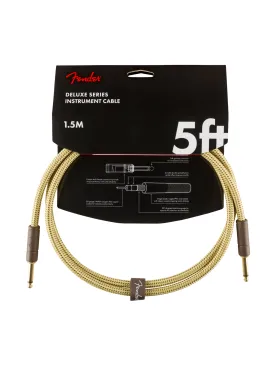 Fender Deluxe Series Instruments Cable, Straight/Straight, Tweed