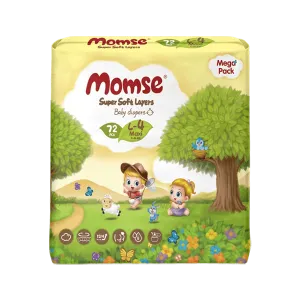 MOMSE BABY DAIPER L-4 MAXI 72PCS