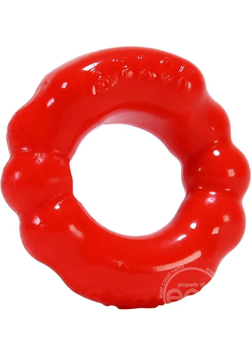 Oxballs 6 Pack' Sport (1) Individual Cockring Red