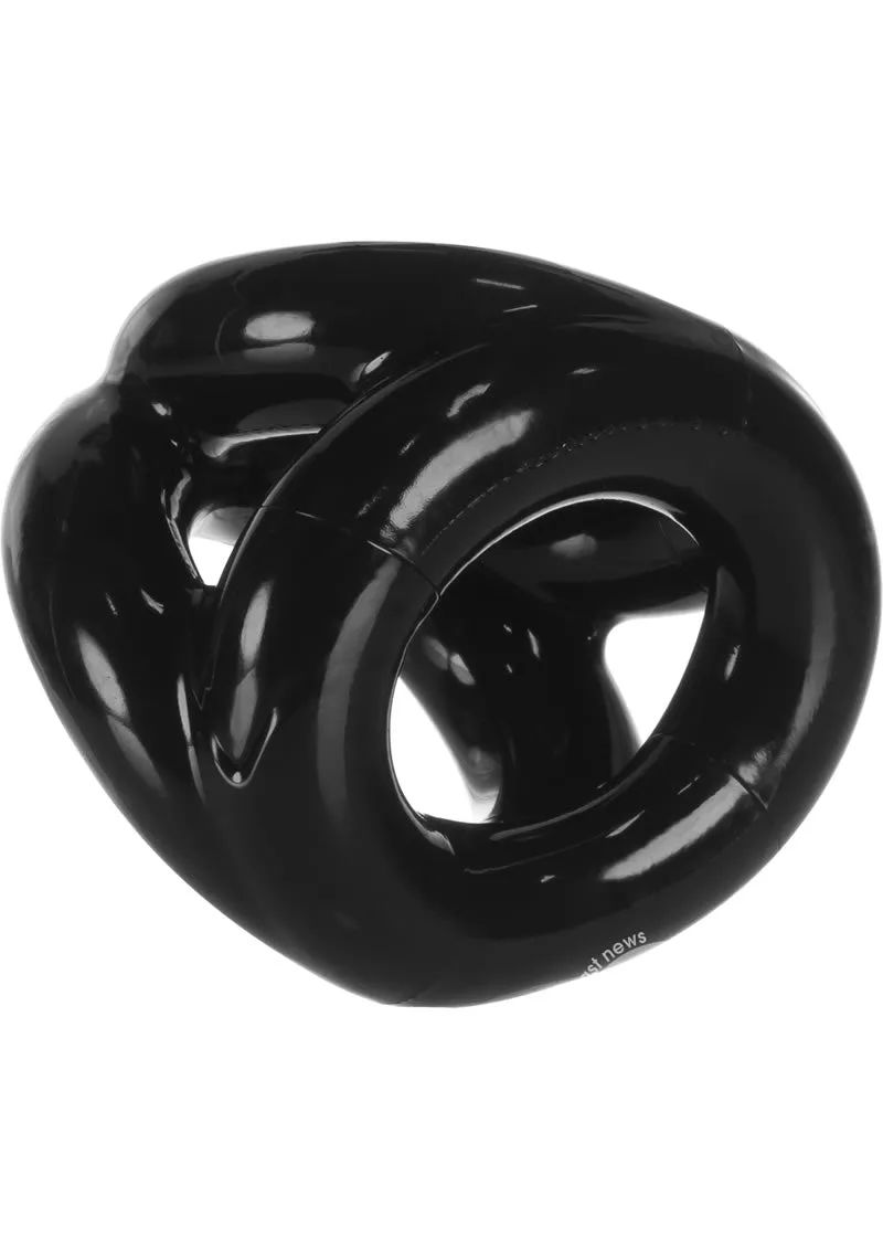 Oxballs Tri-Sport 3 Ring Cocksling - Black