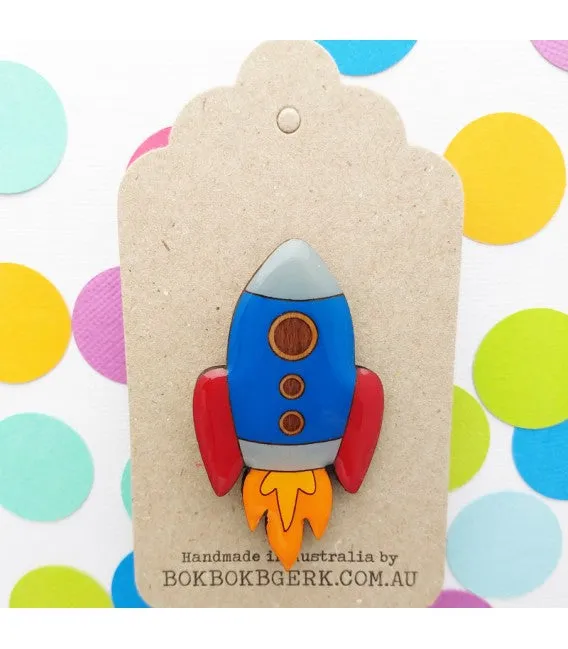 Rocket brooch