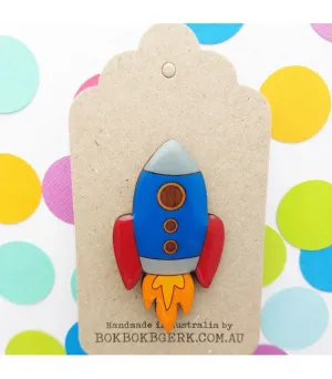 Rocket brooch