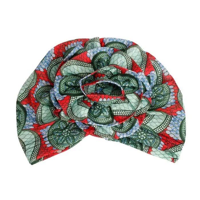 Tribal Flower Knot Turban