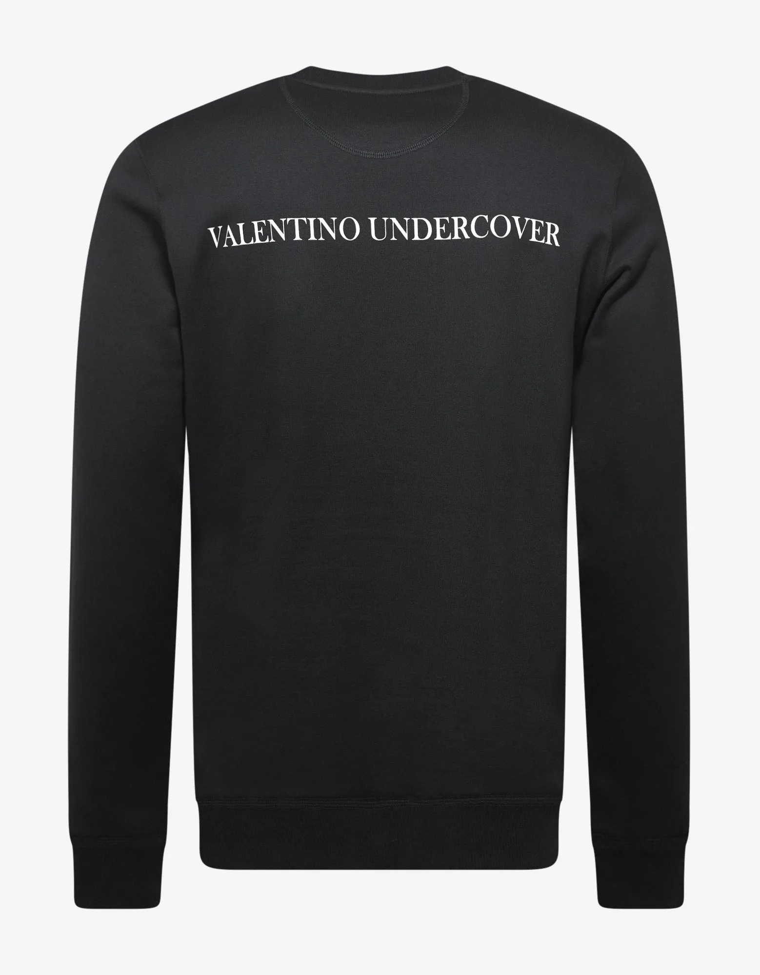 Undercover Black V Face Rose Print Sweatshirt