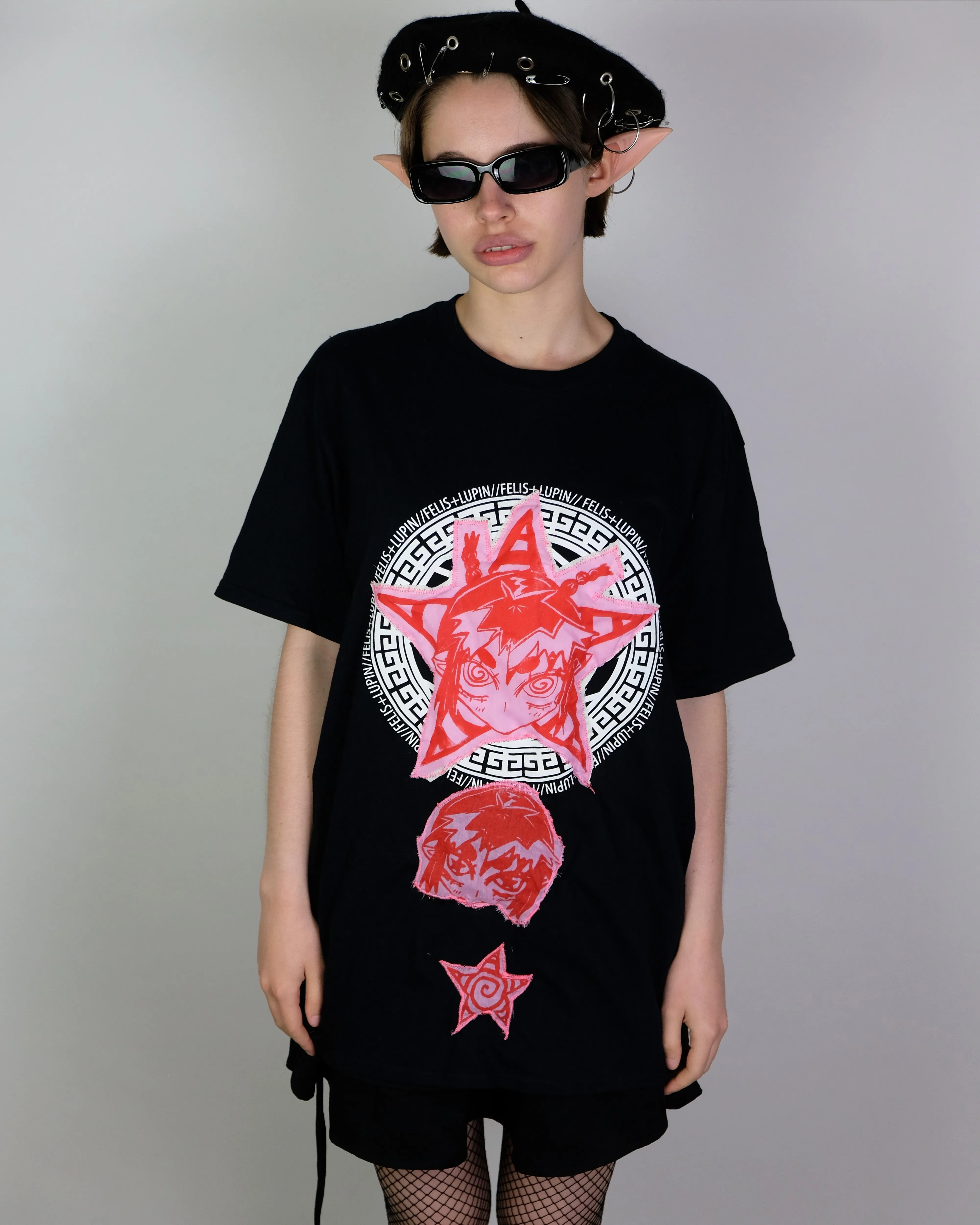 UNISEX Anime Screen Print top-L