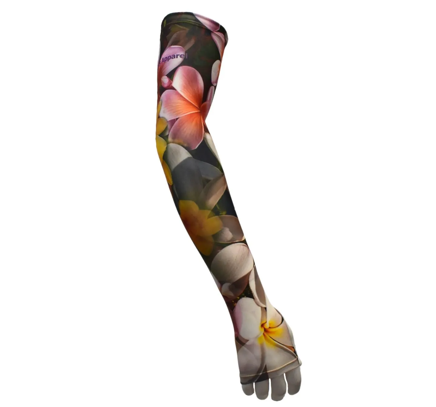 UV Protective Arm Sleeves - Frangipani