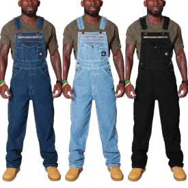 Versatile Denim Workwear Overalls / Suspenders