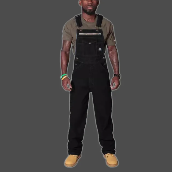 Versatile Denim Workwear Overalls / Suspenders