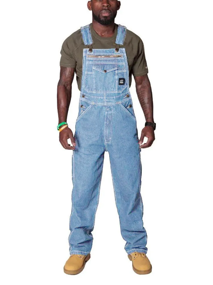 Versatile Denim Workwear Overalls / Suspenders