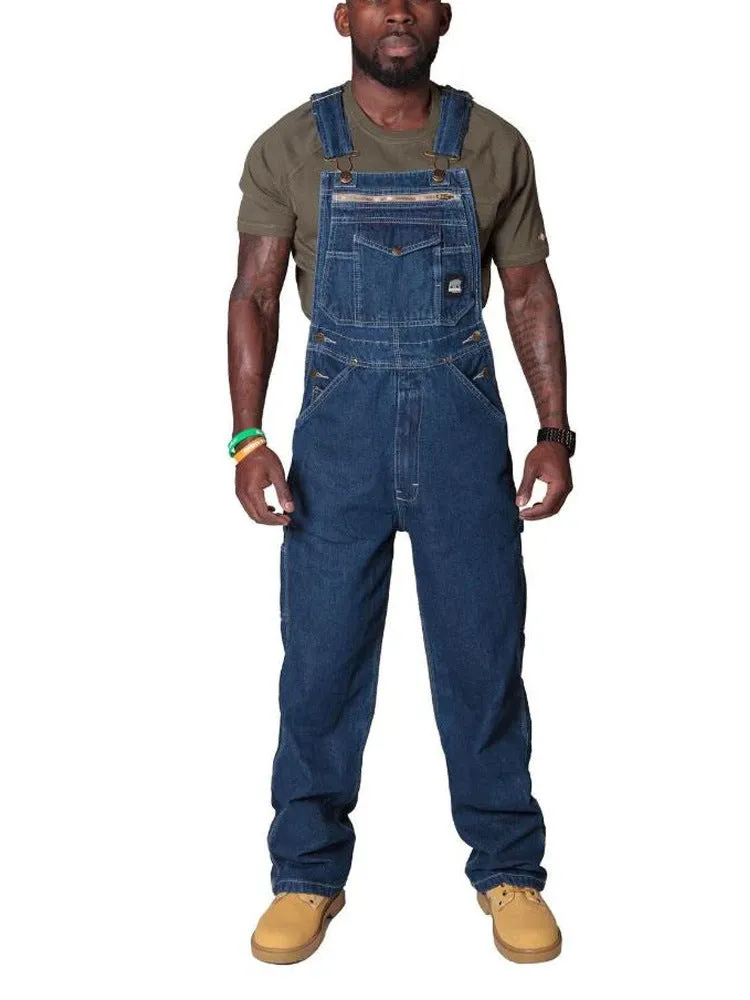 Versatile Denim Workwear Overalls / Suspenders