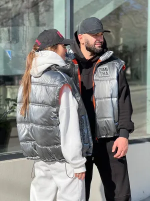 Vest Unisex Silver Warm Fashion Clothes