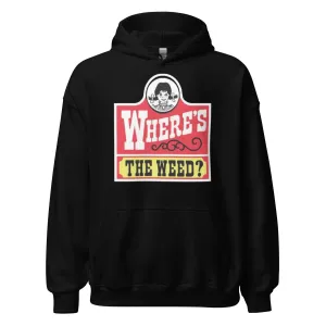 Where's The Weed Ultra Soft Midweight Cotton Blend Unisex Pullover