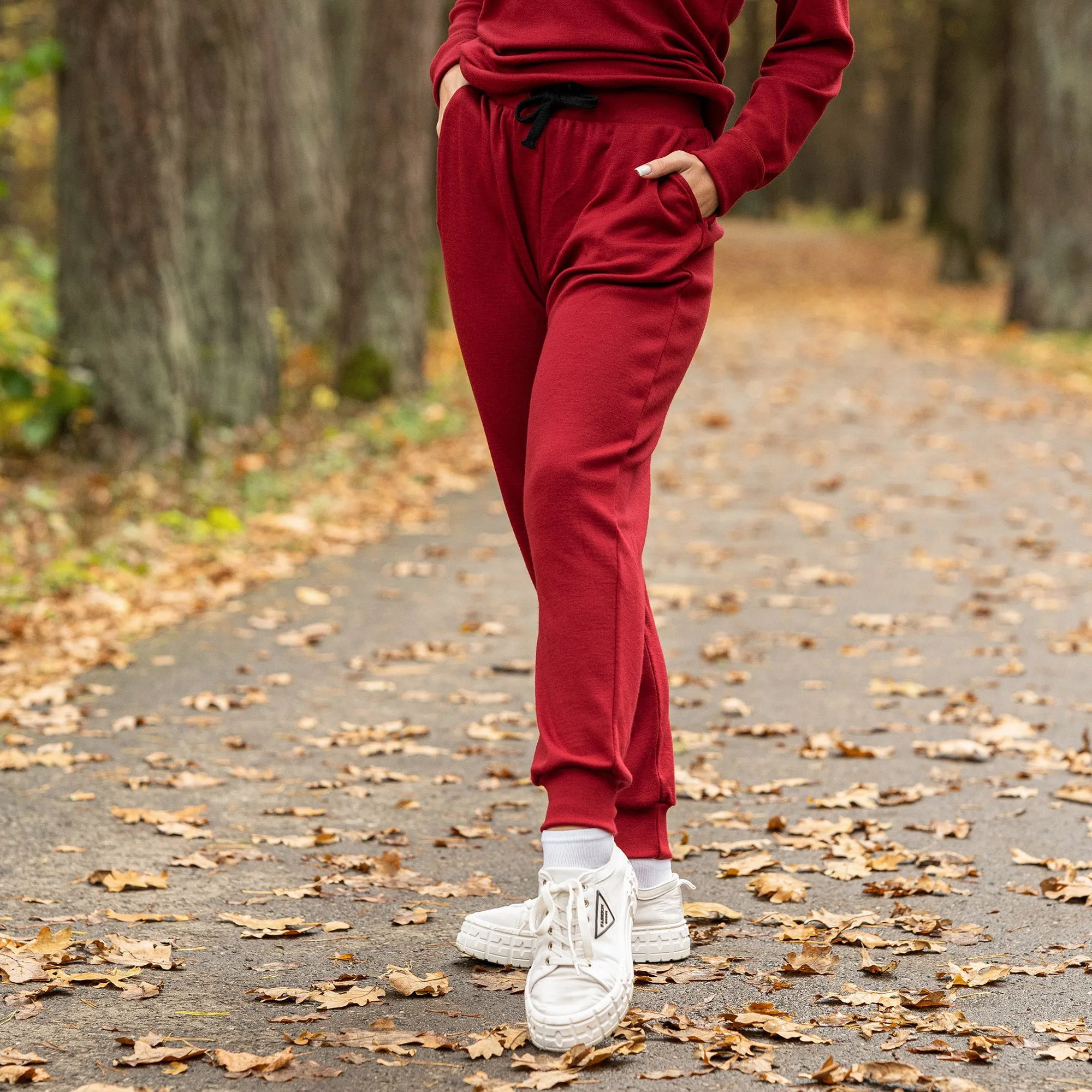 Women's 250 Merino Sweatpants Royal Cherry