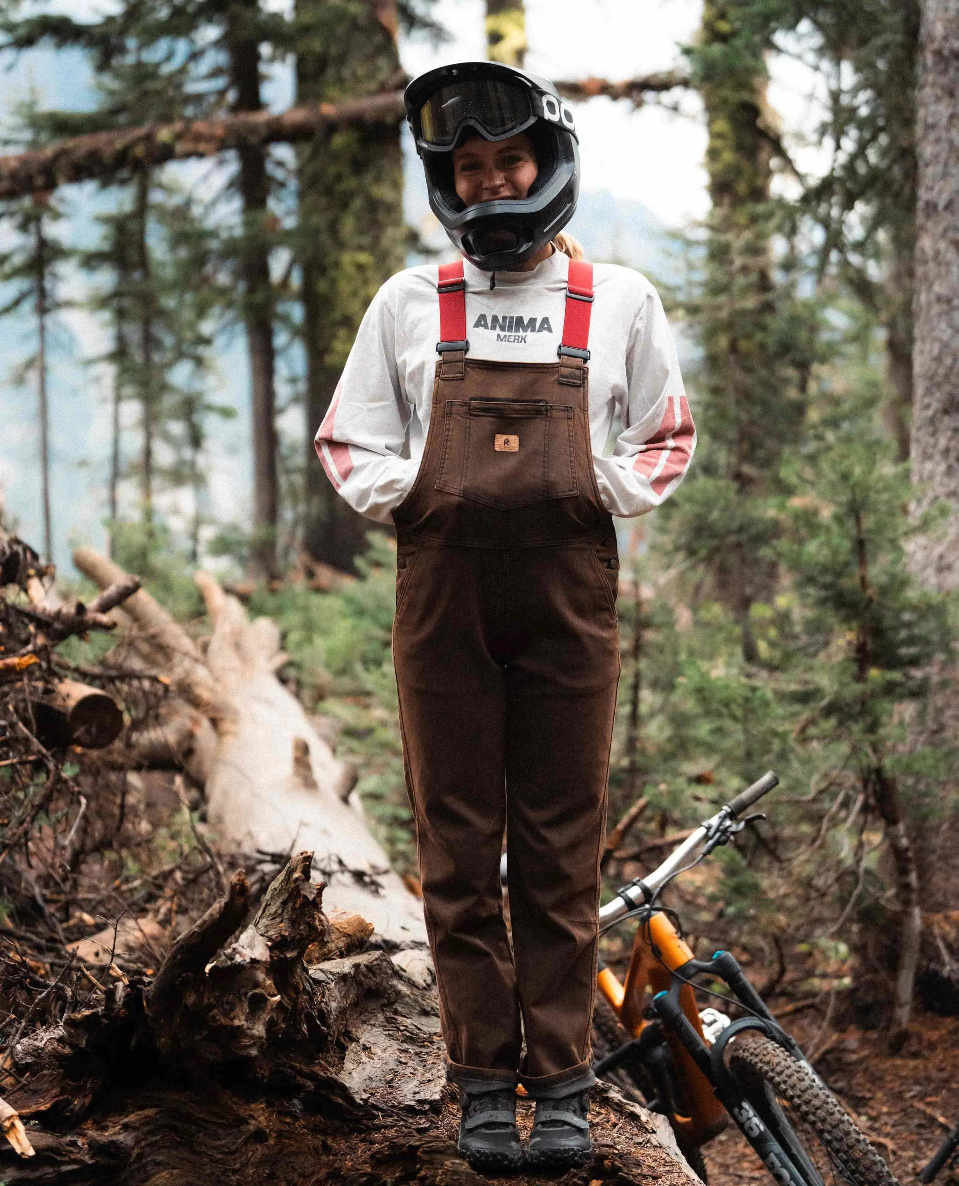 Women's Rust Overalls