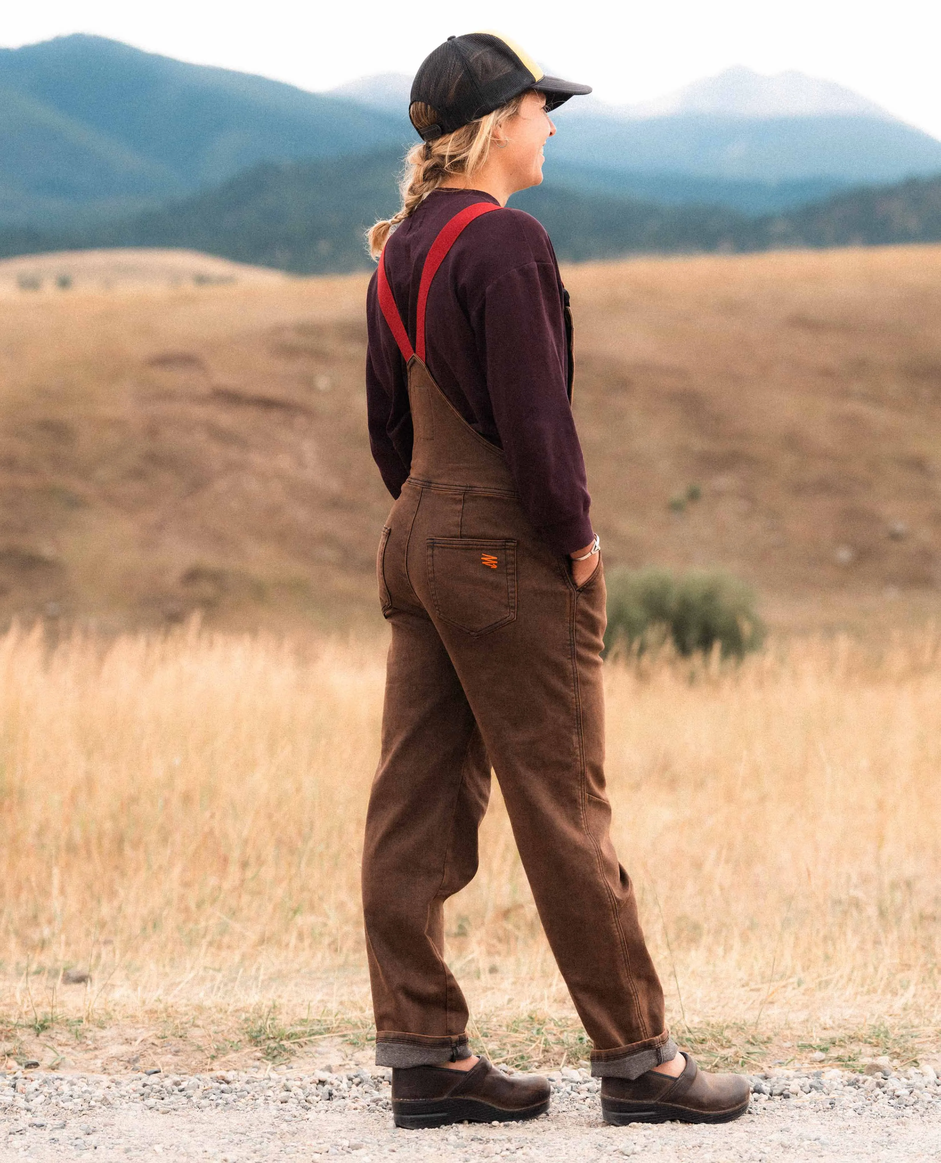 Women's Rust Overalls