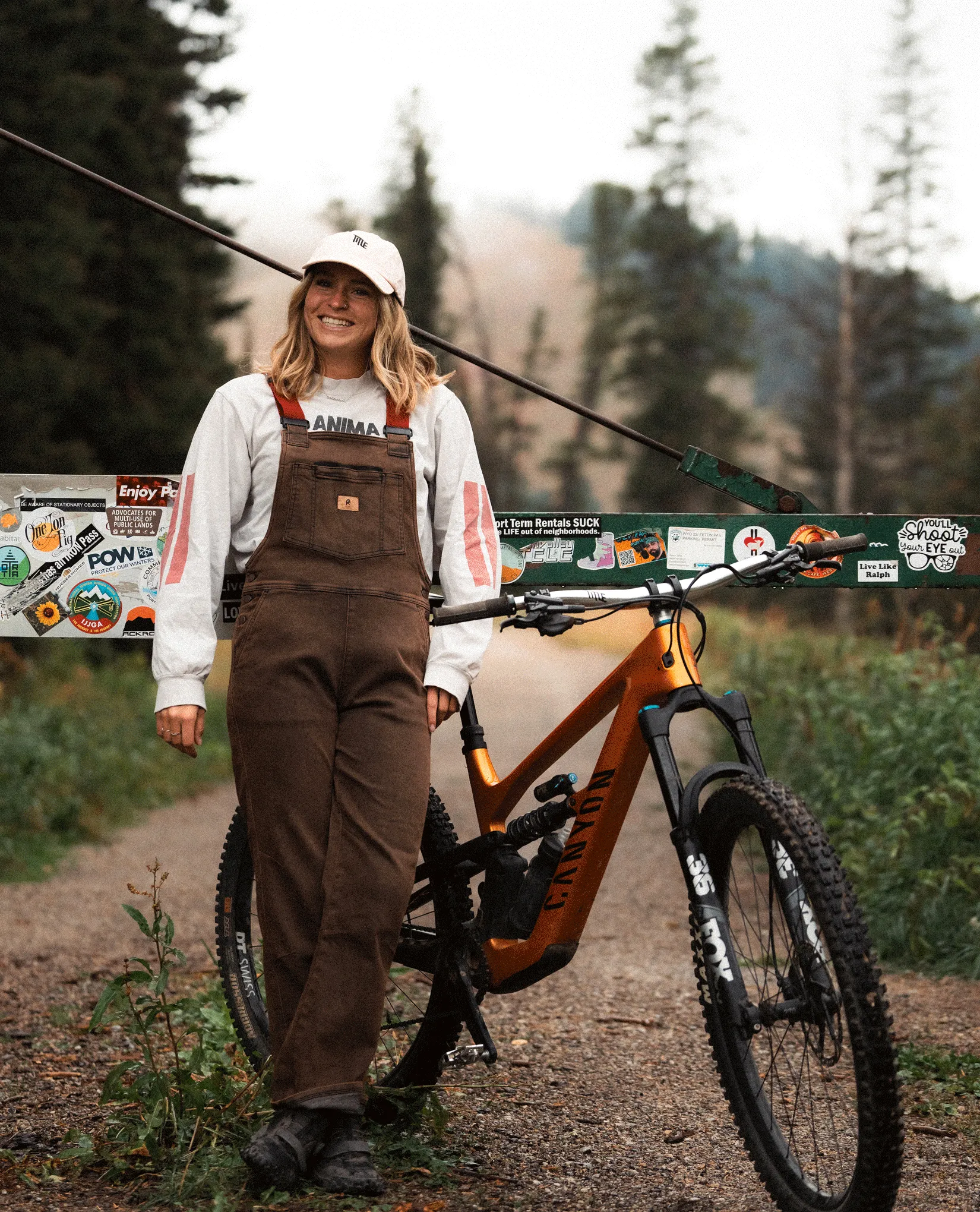 Women's Rust Overalls