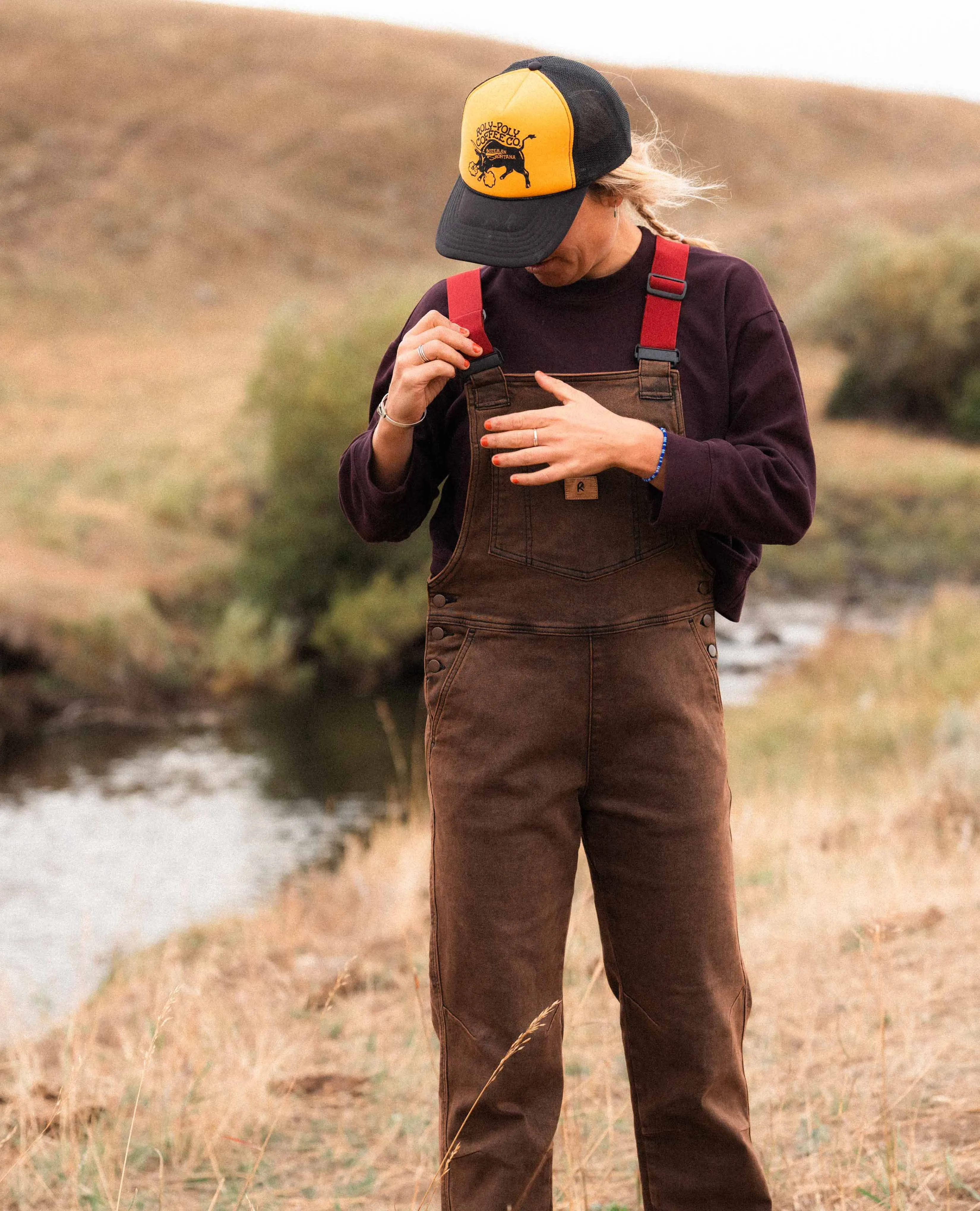 Women's Rust Overalls